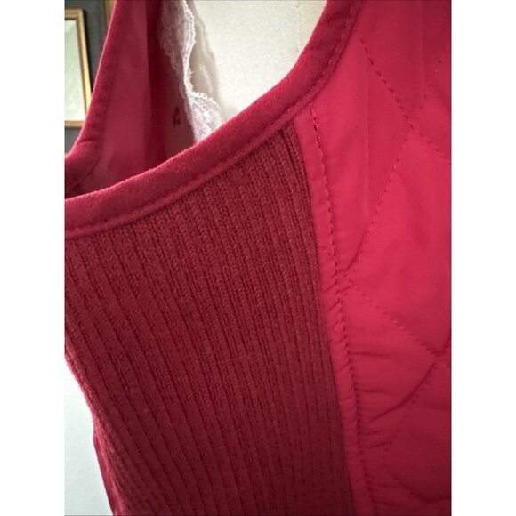 Talbots Weatherproof Quilted Puffer Casual Vest Dark Pink Women’s Size S - Picture 9 of 16